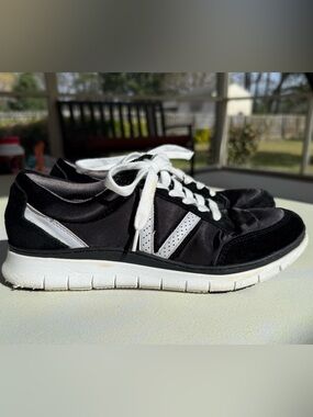 Women’s Vionic Nana Satin and Suede Sneakers